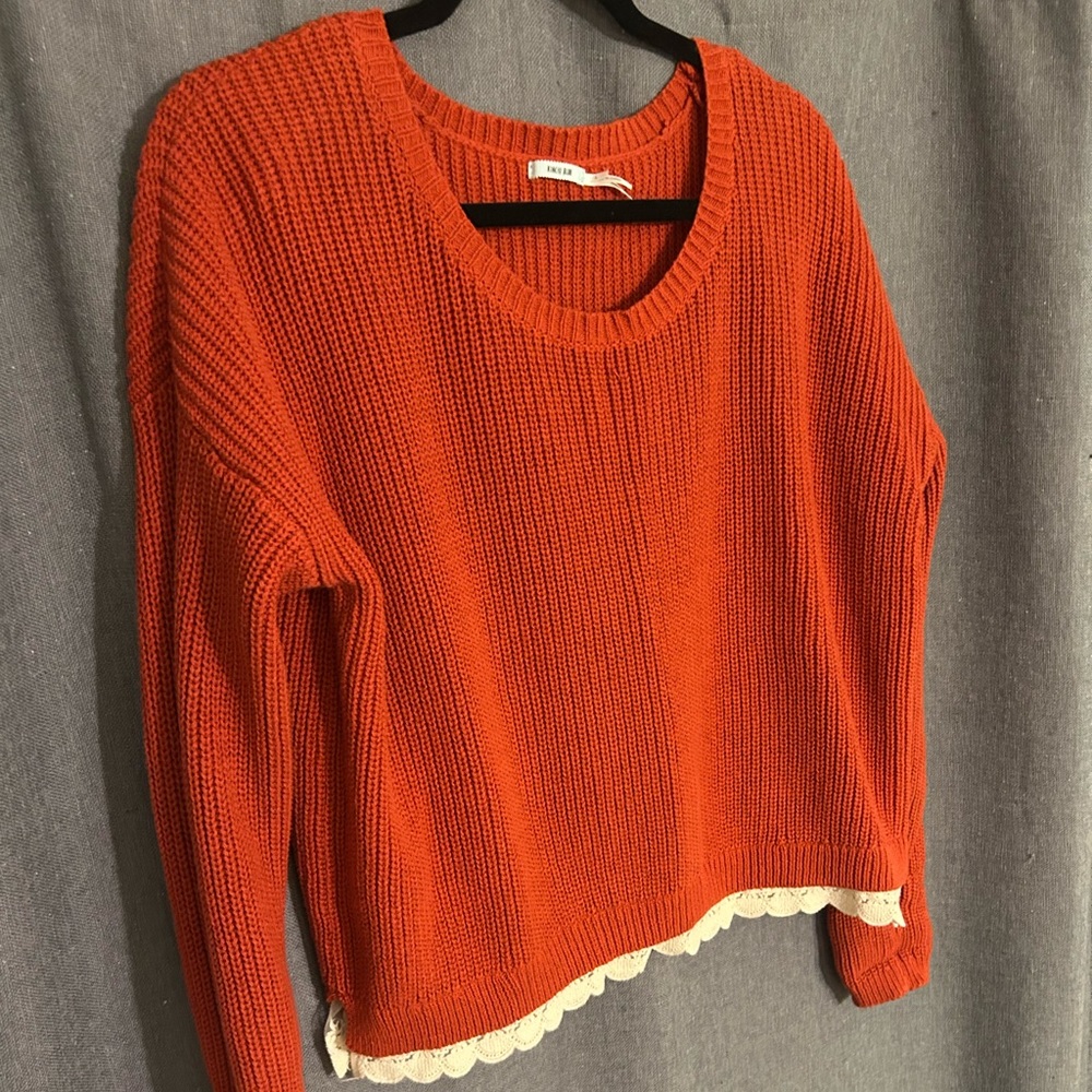 Kimchi Blue Orange Rust Sweater